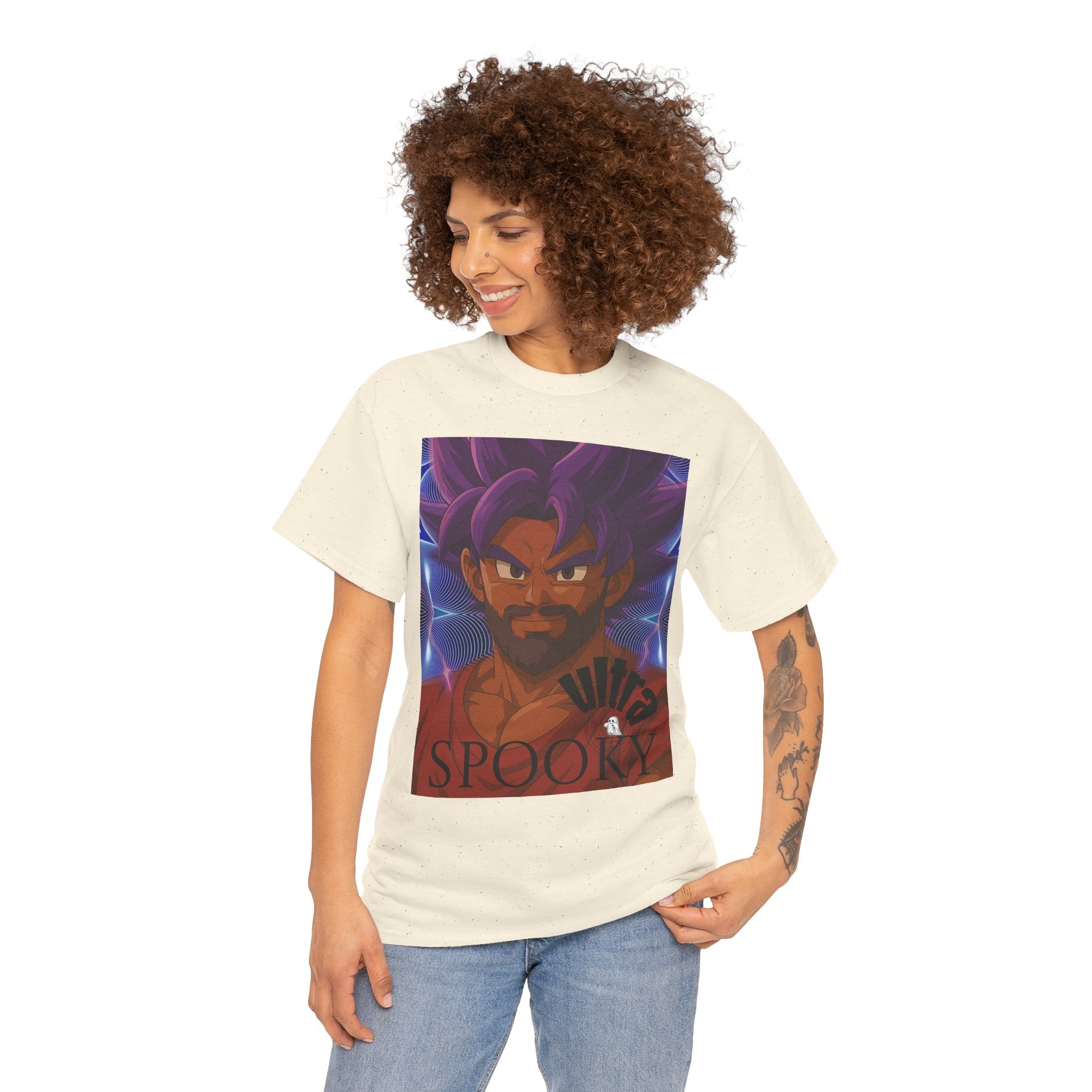 Spooky Stepdad Unisex Tee, Halloween Costume Shirt, Anime Graphic Tee, Funny Dad Shirt, Casual Everyday Wear - TheSpookyGhost