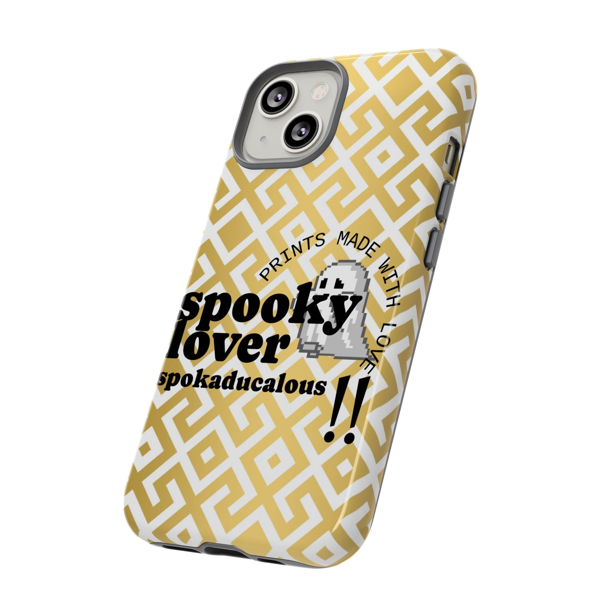 Spooky Lover Phone Case, Cute Ghost Print,