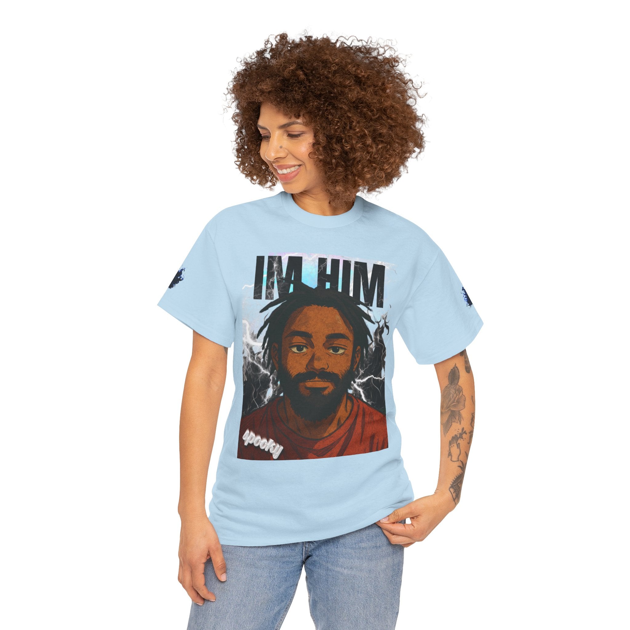 Bold Graphic Tee for Confident Individuals, Statement Fashion, Unisex Cotton Shirt, Gift for Him, Trendy Casual Wear - TheSpookyGhost