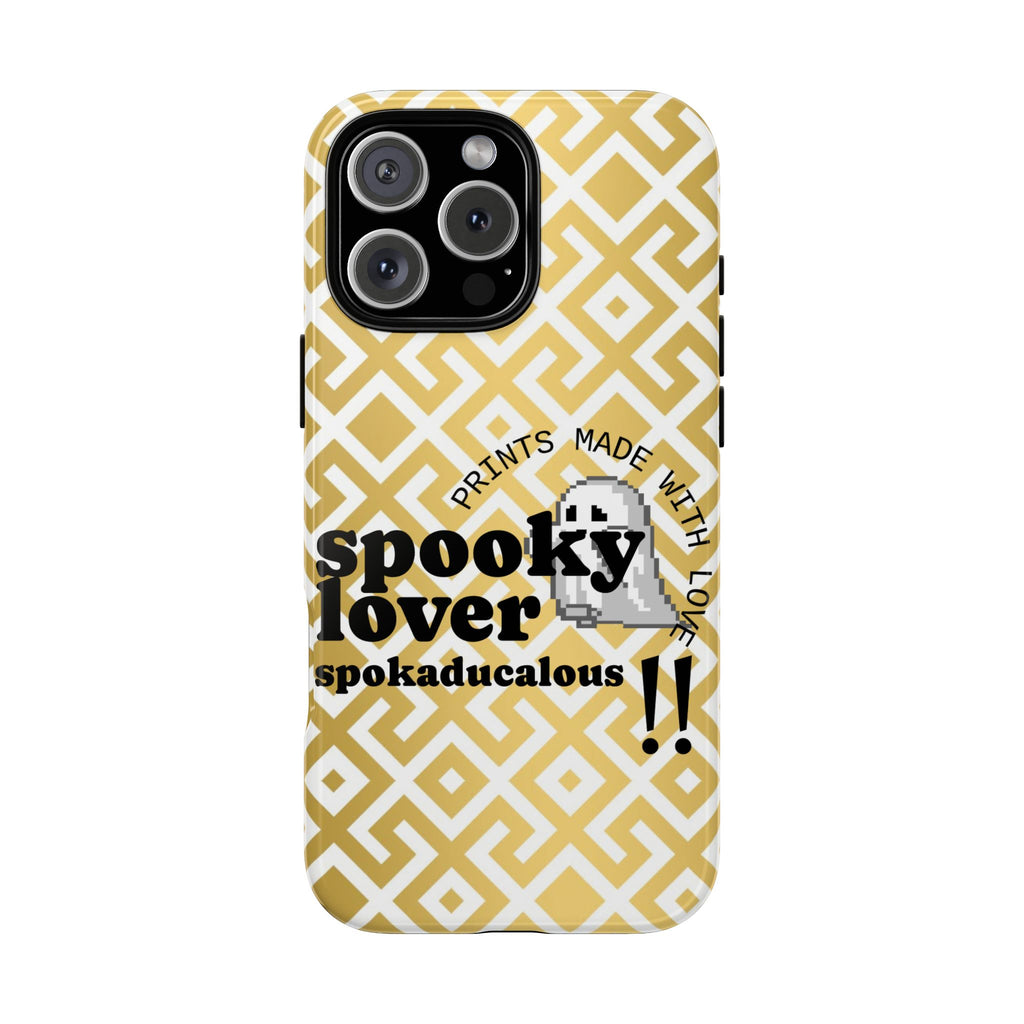Spooky Lover Phone Case, Cute Ghost Print,