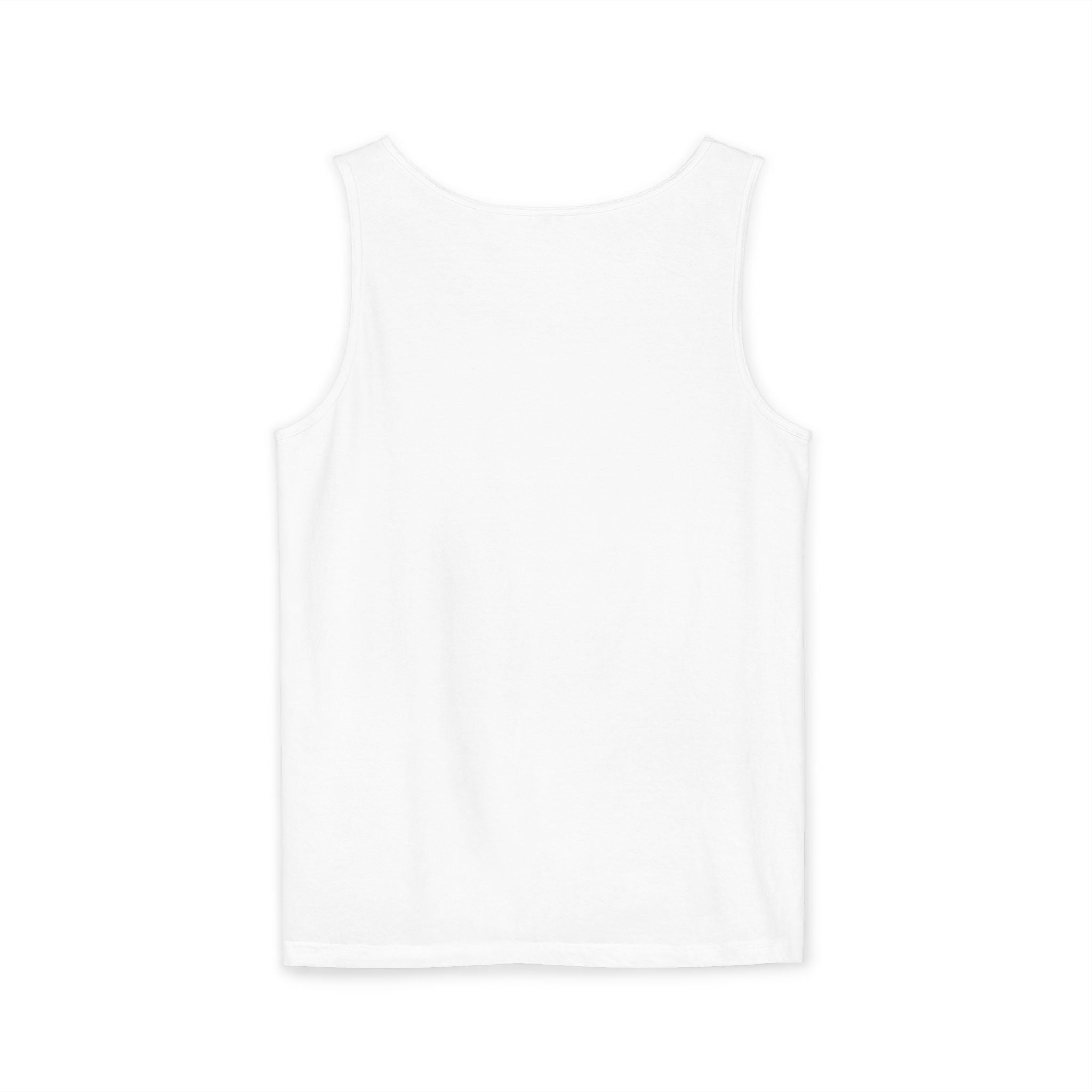 White tank top on a white background