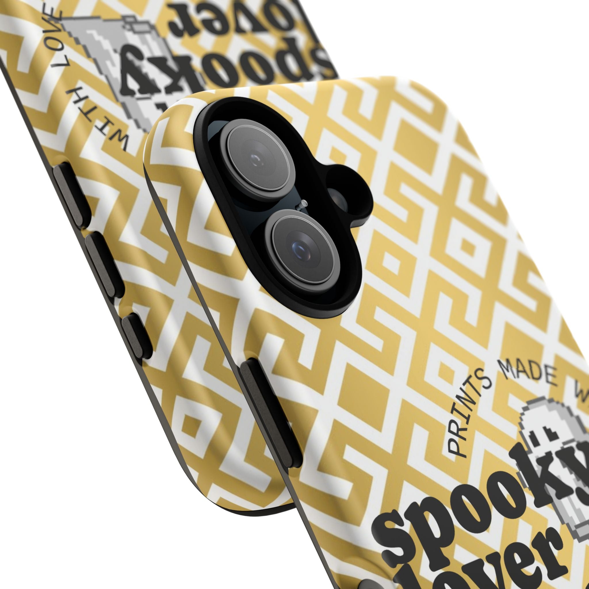 Spooky Lover Phone Case, Cute Ghost Print,