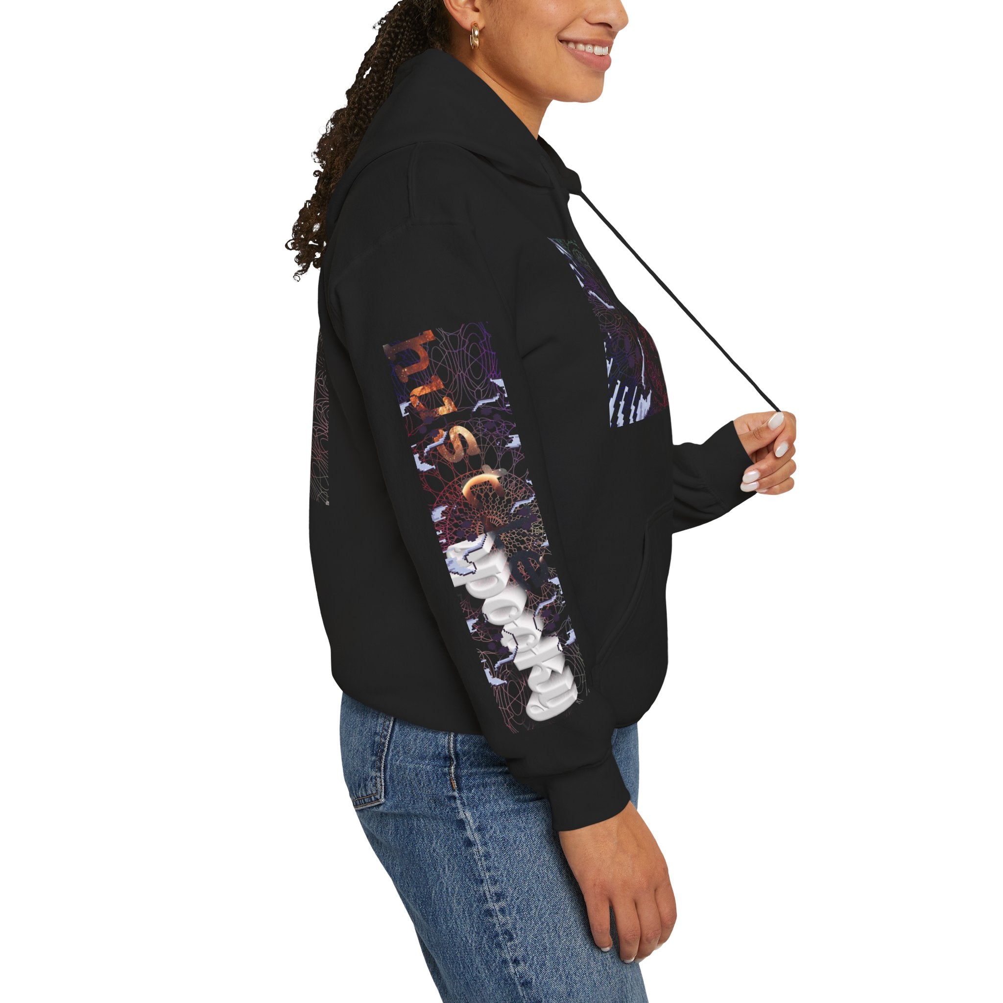 "Personalized Spooky Ghost Hoodie - Hauntingly Comfortable"