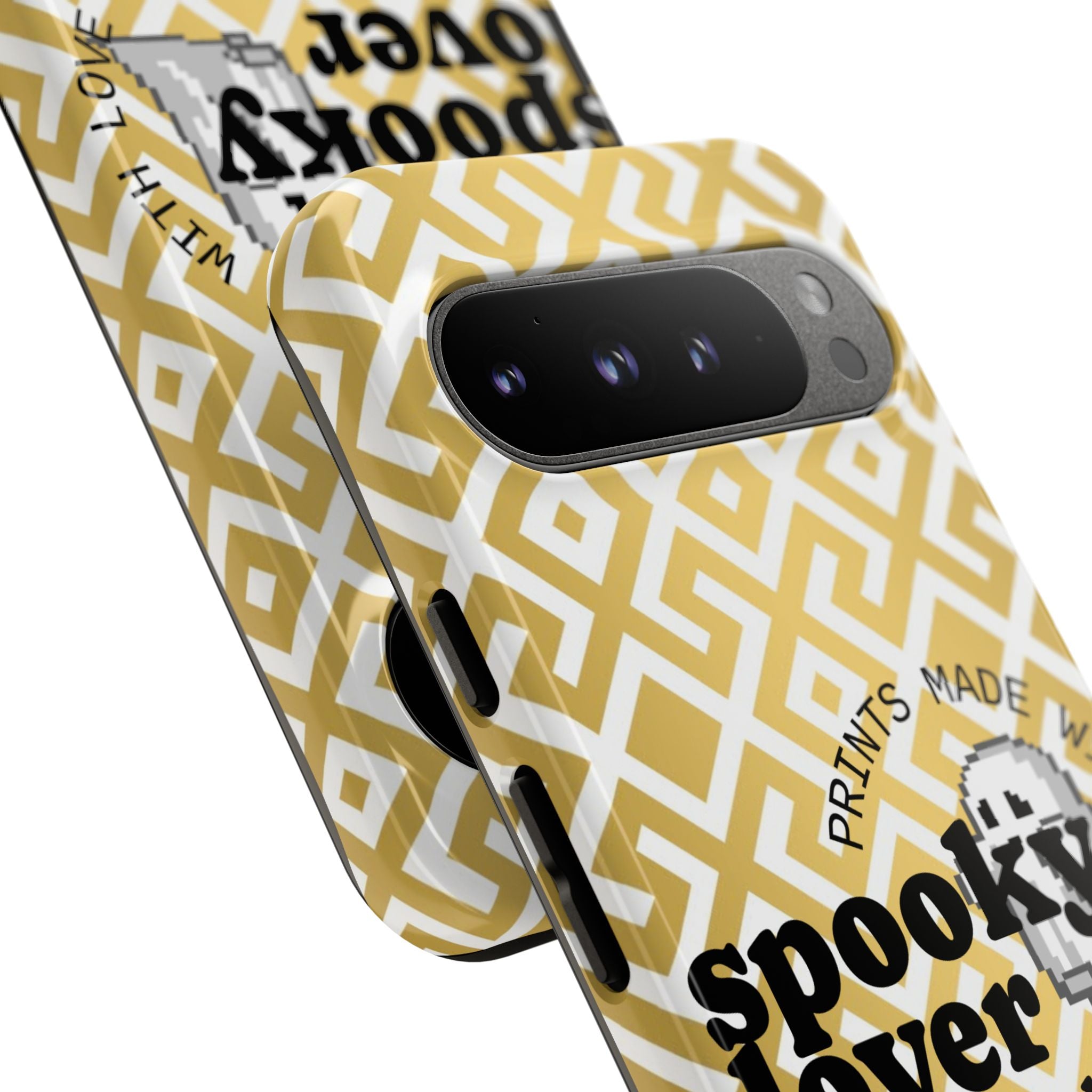 Spooky Lover Phone Case, Cute Ghost Print,