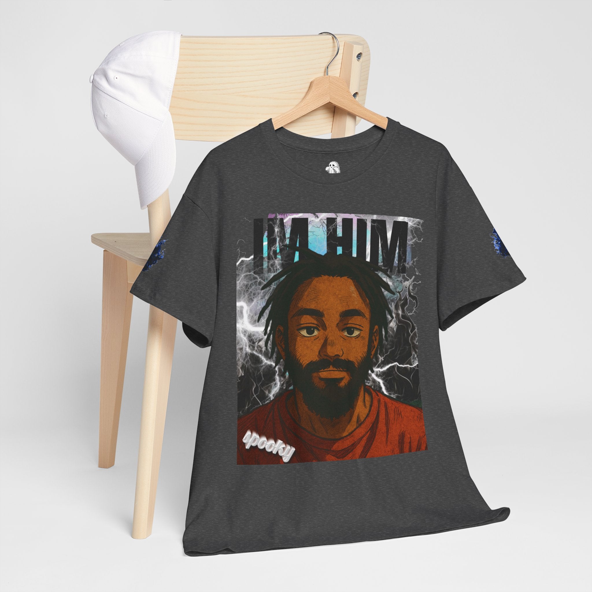 Bold Graphic Tee for Confident Individuals, Statement Fashion, Unisex Cotton Shirt, Gift for Him, Trendy Casual Wear - TheSpookyGhost