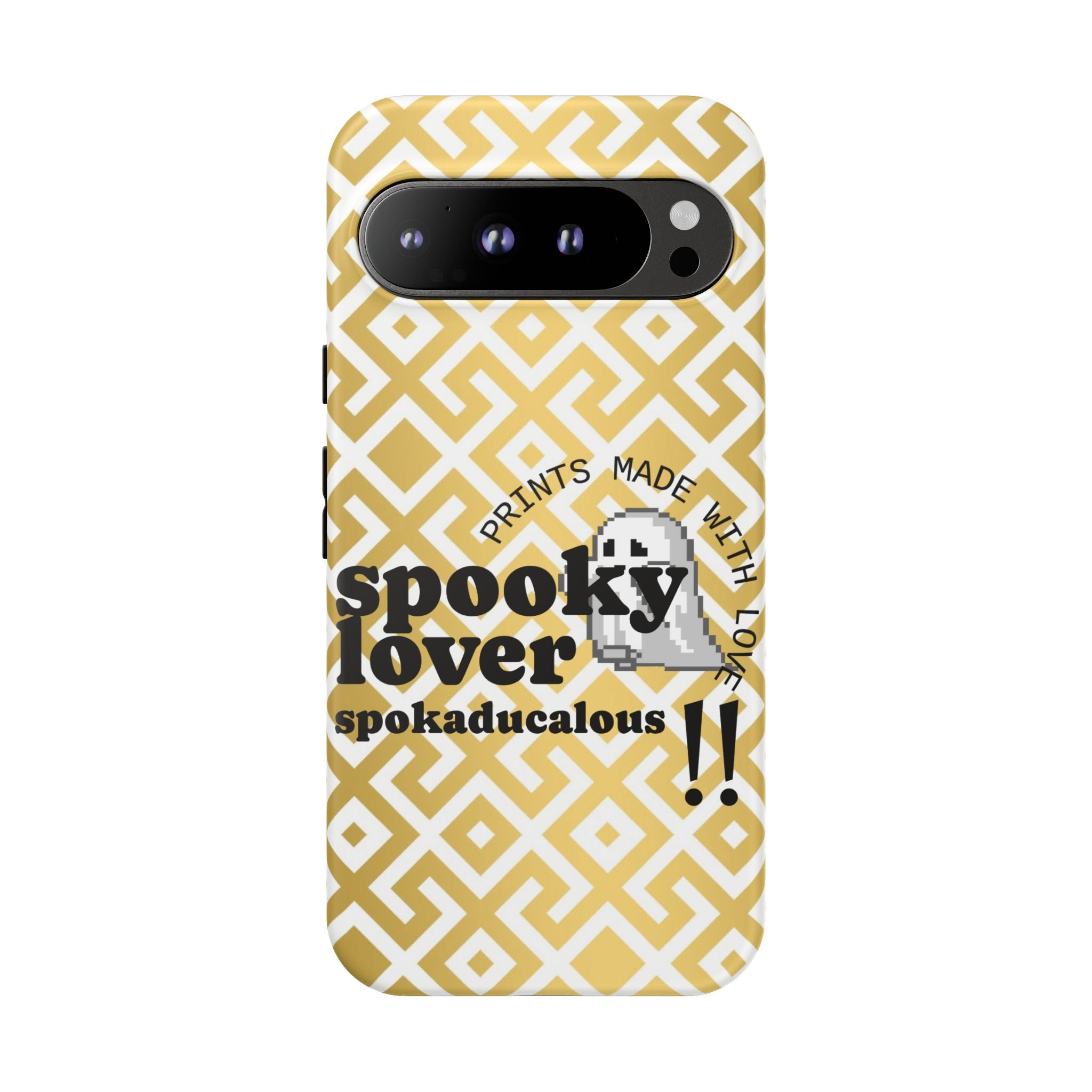 Spooky Lover Phone Case, Cute Ghost Print,