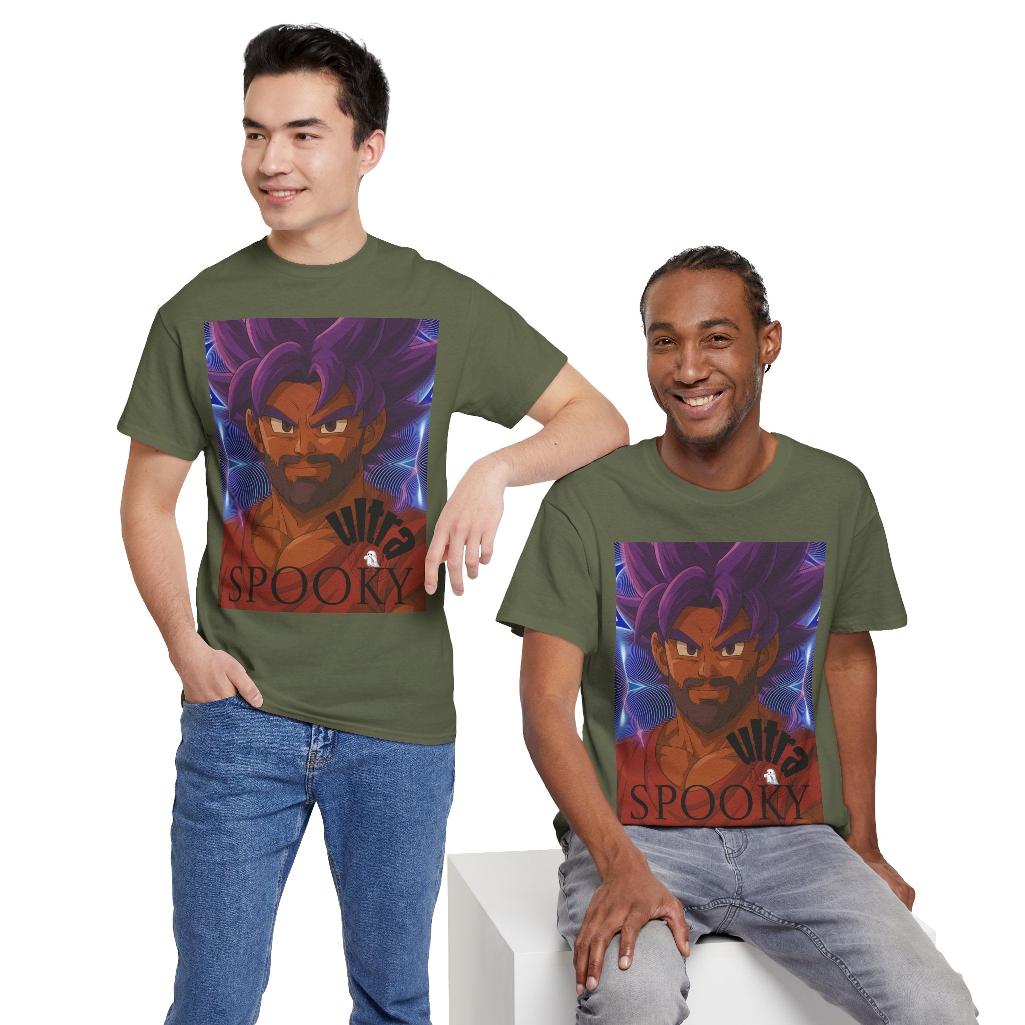 Spooky Stepdad Unisex Tee, Halloween Costume Shirt, Anime Graphic Tee, Funny Dad Shirt, Casual Everyday Wear - TheSpookyGhost