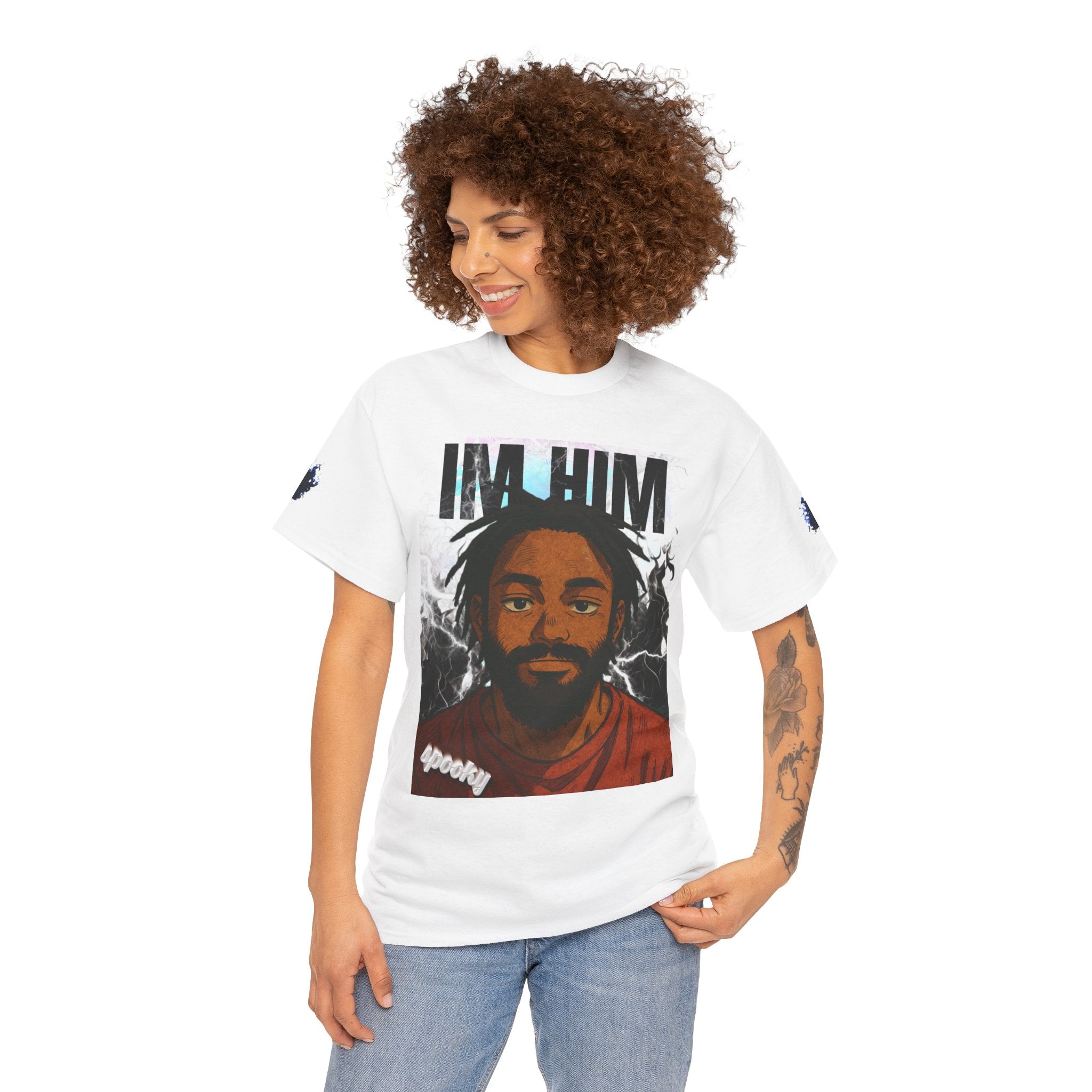 Bold Graphic Tee for Confident Individuals, Statement Fashion, Unisex Cotton Shirt, Gift for Him, Trendy Casual Wear - TheSpookyGhost