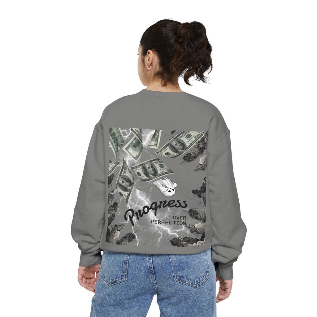 "Feed Progress Over Perfection" Wolf Spirit T-Shirt - Embrace Your Wild Growth
