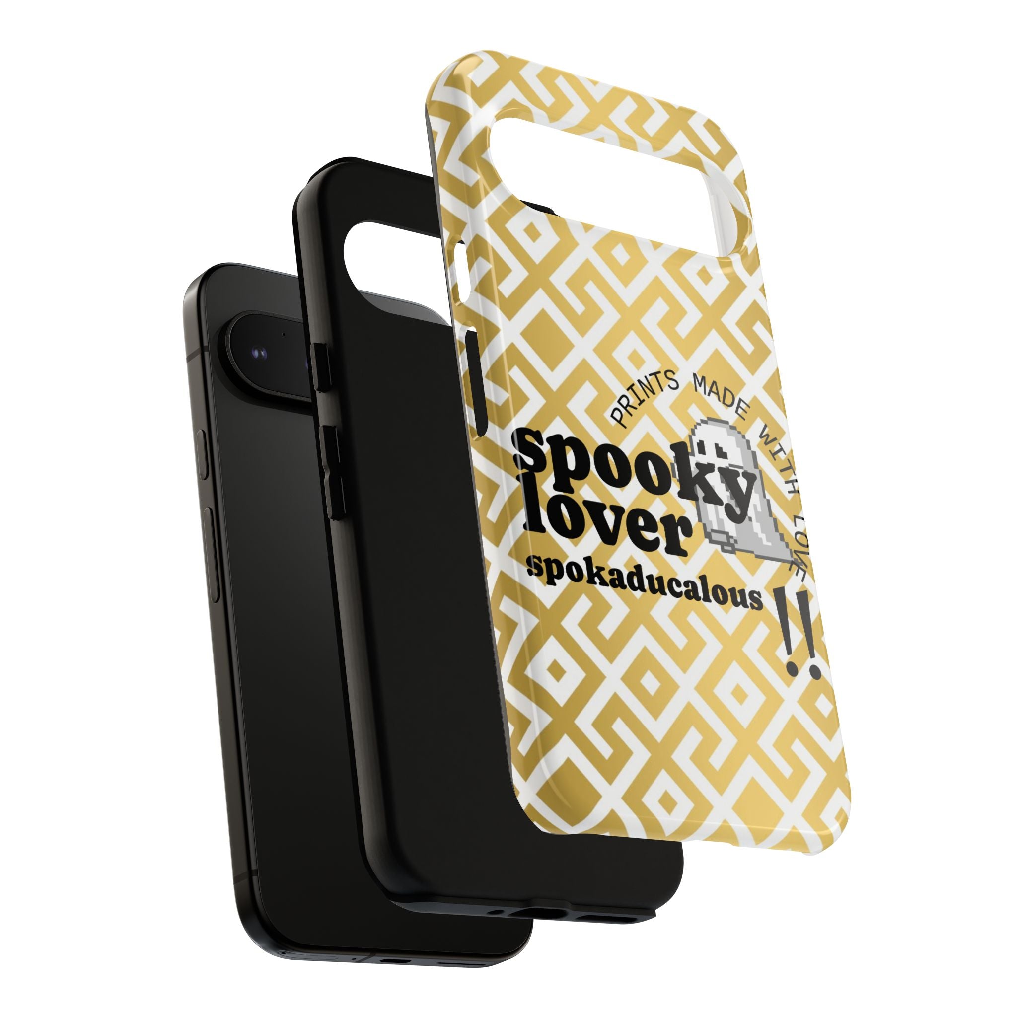 Spooky Lover Phone Case, Cute Ghost Print,