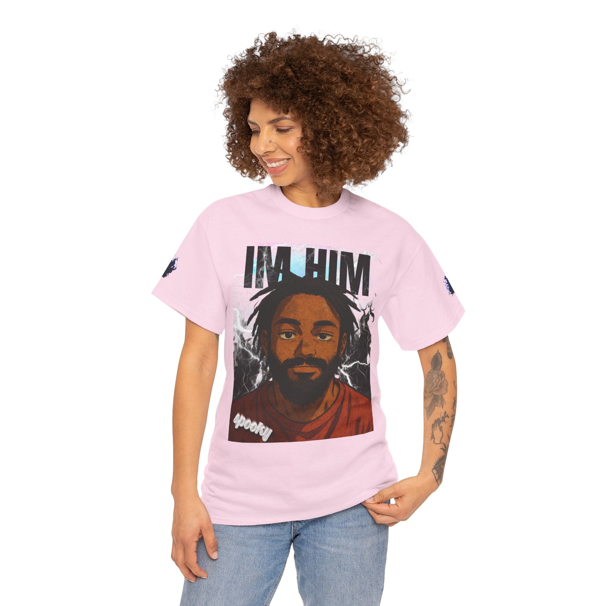 Bold Graphic Tee for Confident Individuals, Statement Fashion, Unisex Cotton Shirt, Gift for Him, Trendy Casual Wear - TheSpookyGhost