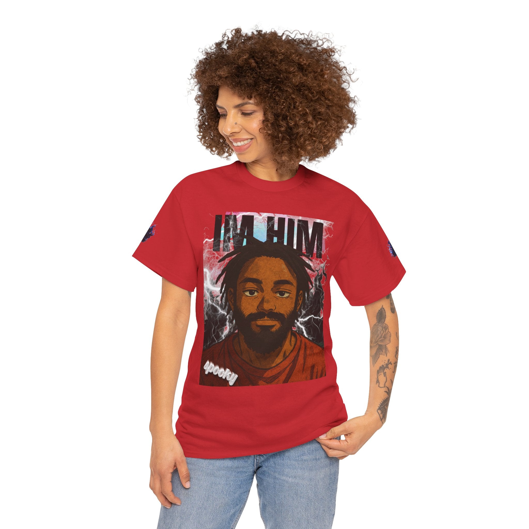 Bold Graphic Tee for Confident Individuals, Statement Fashion, Unisex Cotton Shirt, Gift for Him, Trendy Casual Wear - TheSpookyGhost
