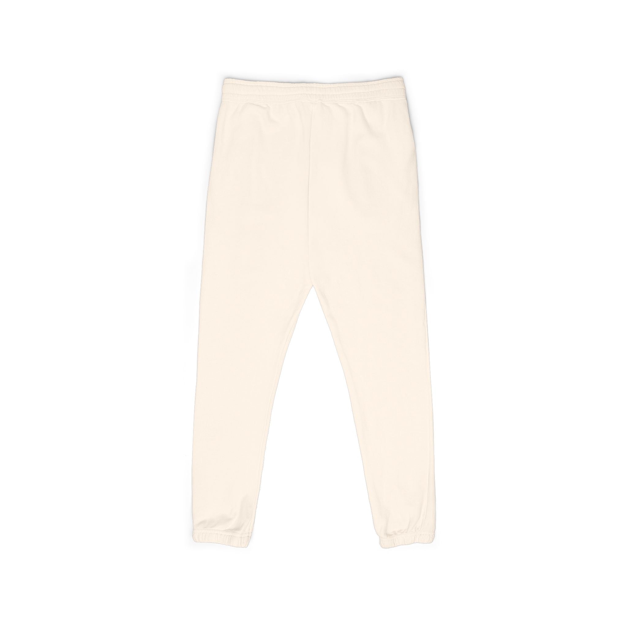 Beige leggings on a white background