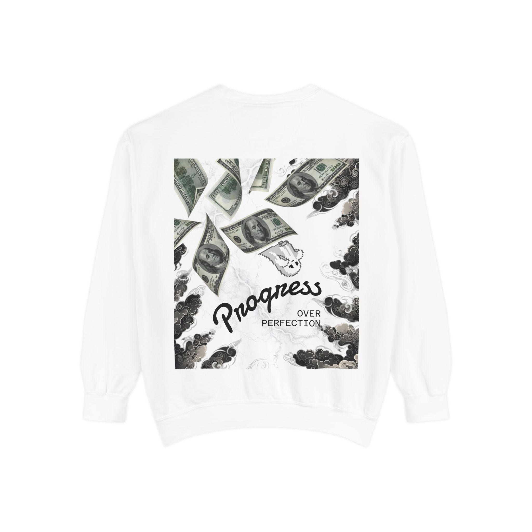 "Feed Progress Over Perfection" Wolf Spirit T-Shirt - Embrace Your Wild Growth