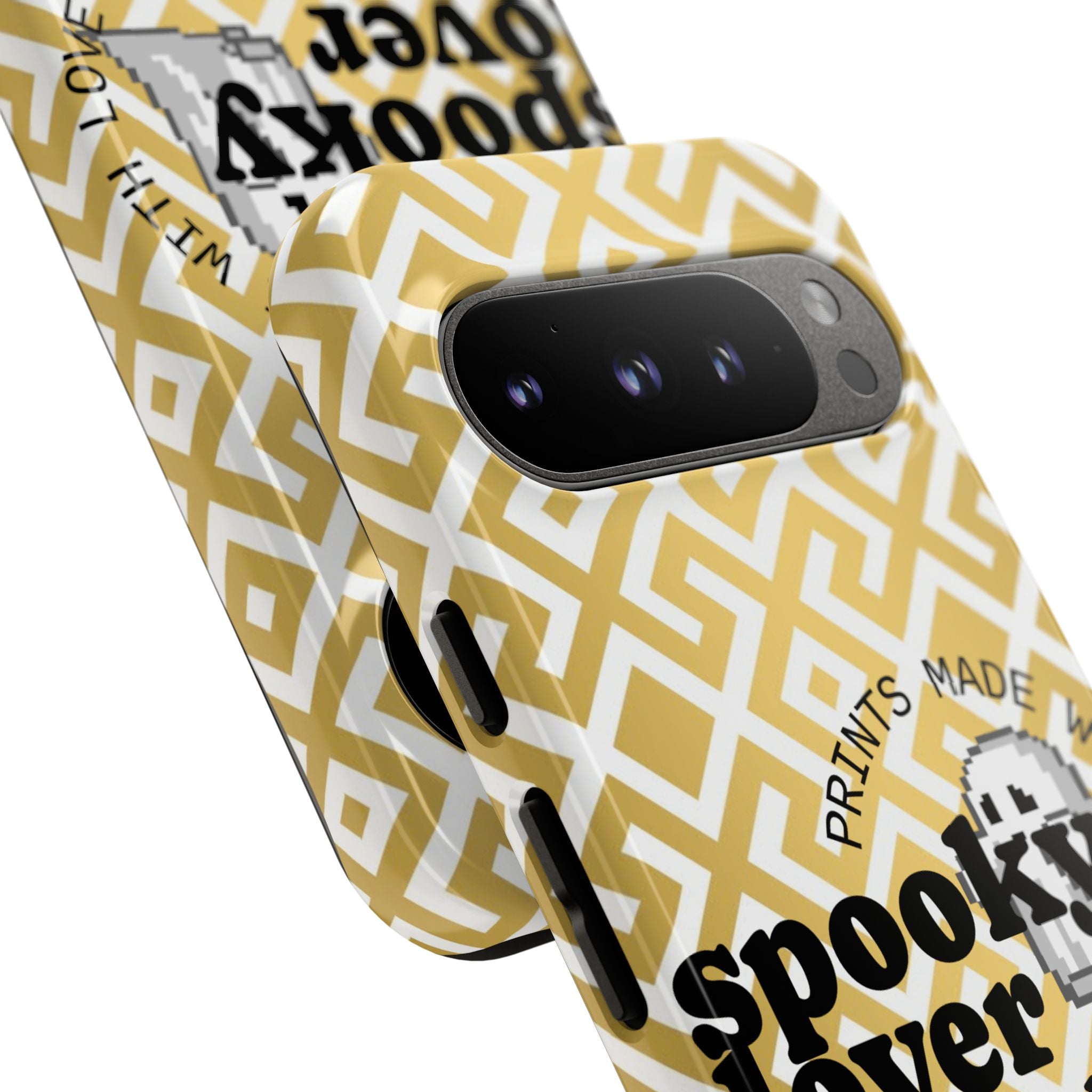 Spooky Lover Phone Case, Cute Ghost Print,