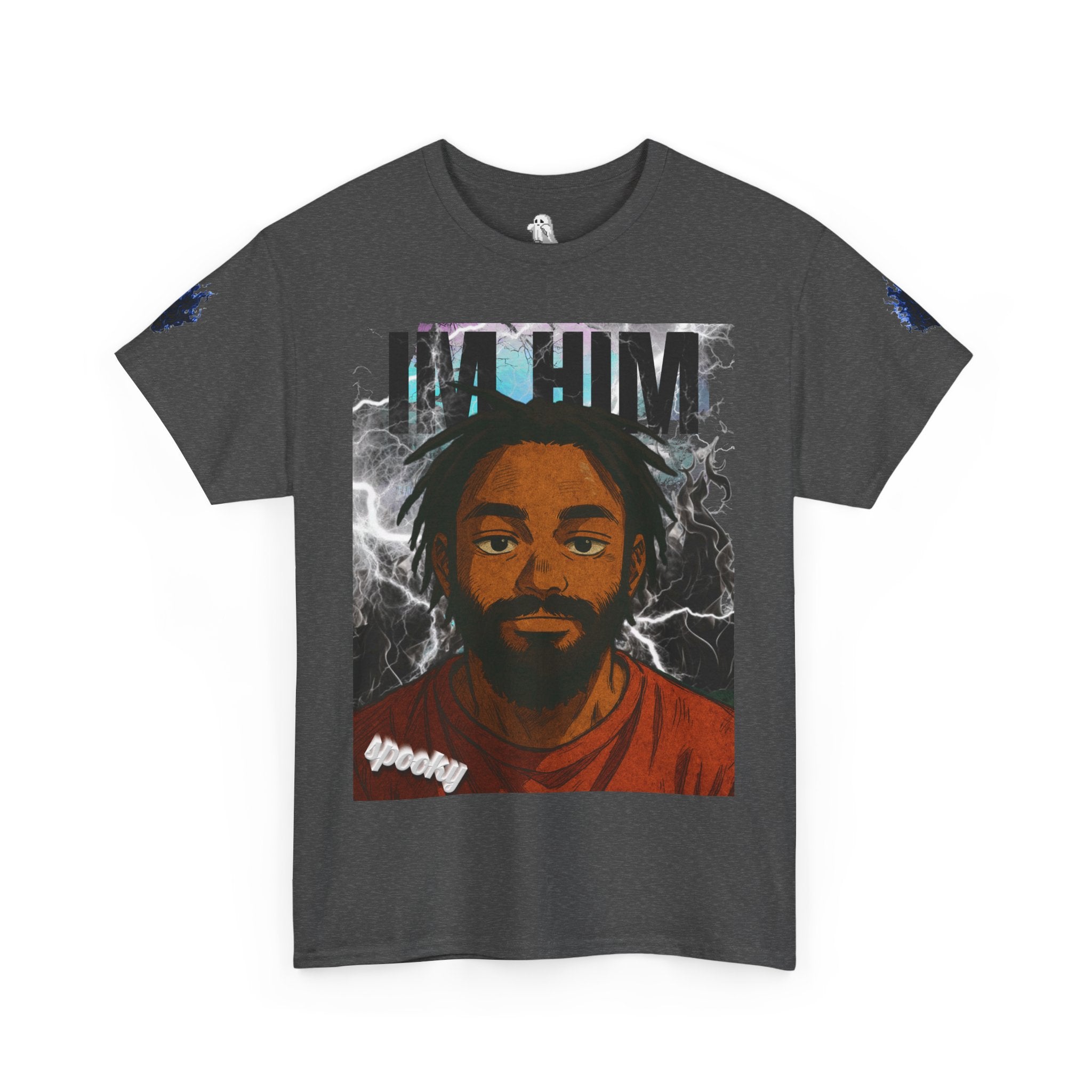 Bold Graphic Tee for Confident Individuals, Statement Fashion, Unisex Cotton Shirt, Gift for Him, Trendy Casual Wear - TheSpookyGhost