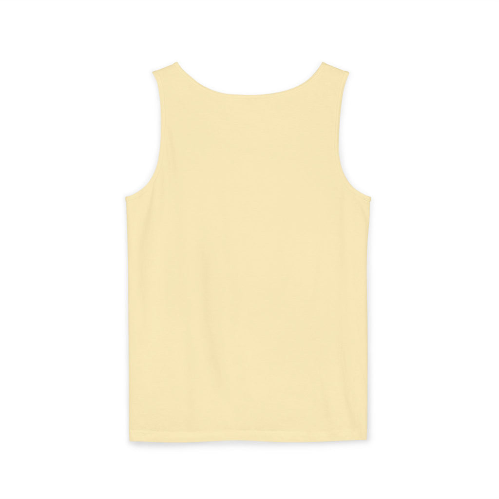 Yellow tank top on a white background