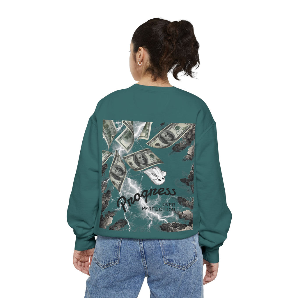 "Feed Progress Over Perfection" Wolf Spirit T-Shirt - Embrace Your Wild Growth