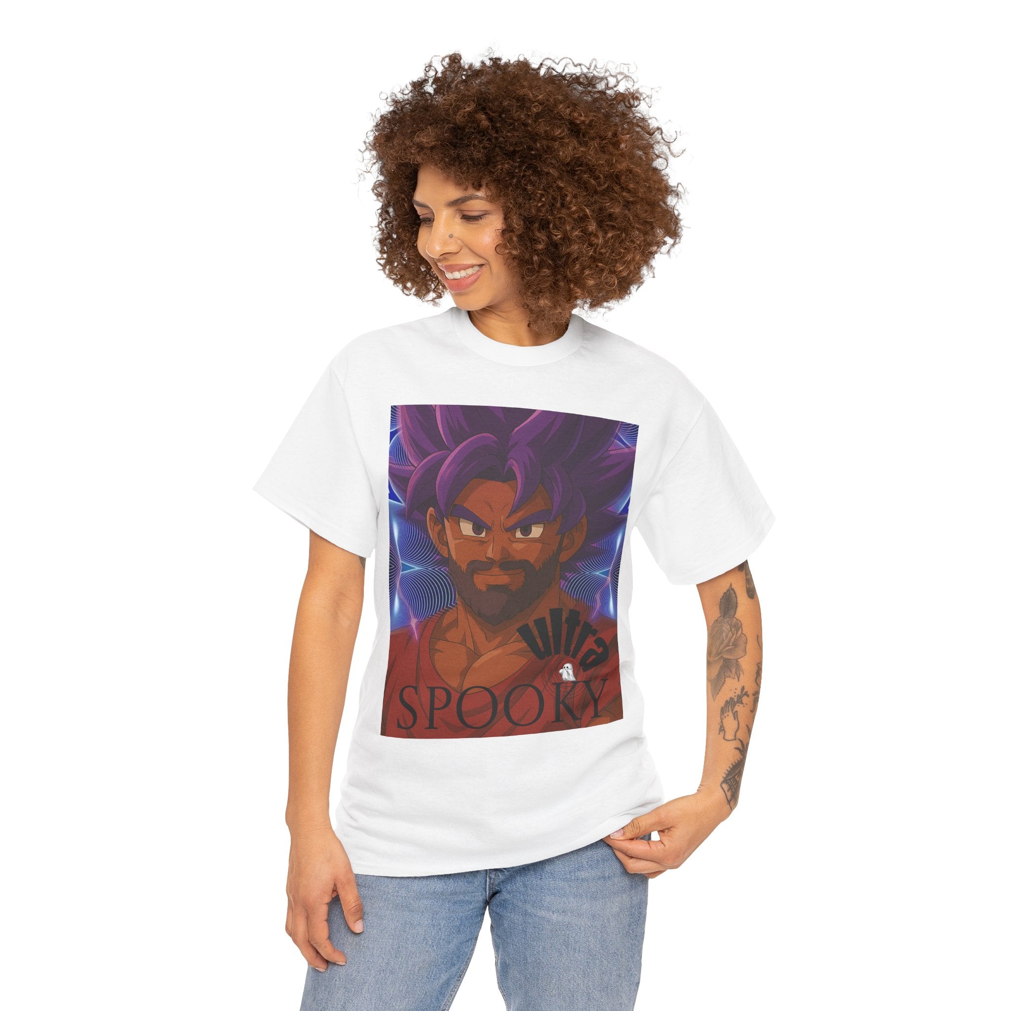 Spooky Stepdad Unisex Tee, Halloween Costume Shirt, Anime Graphic Tee, Funny Dad Shirt, Casual Everyday Wear - TheSpookyGhost