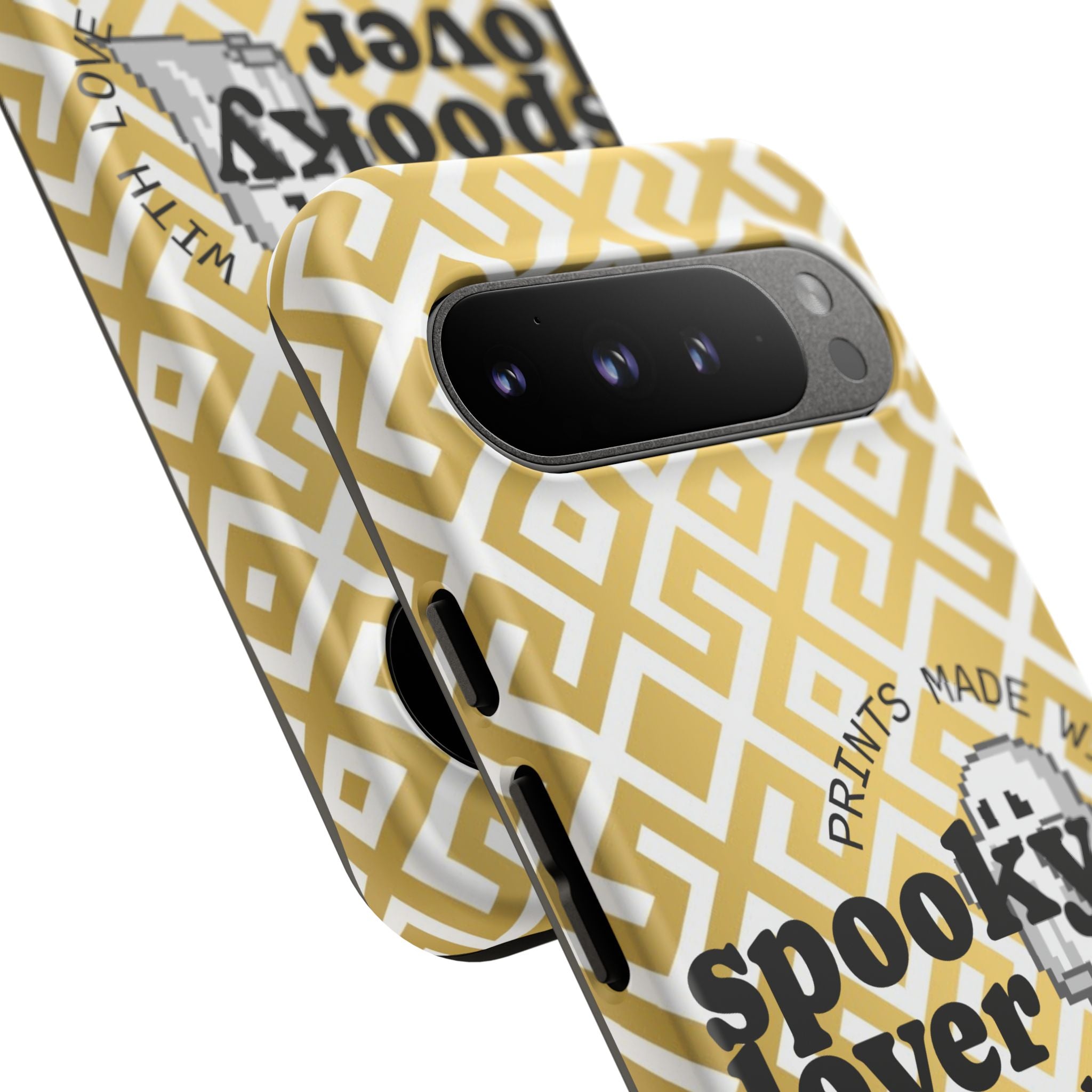 Spooky Lover Phone Case, Cute Ghost Print,