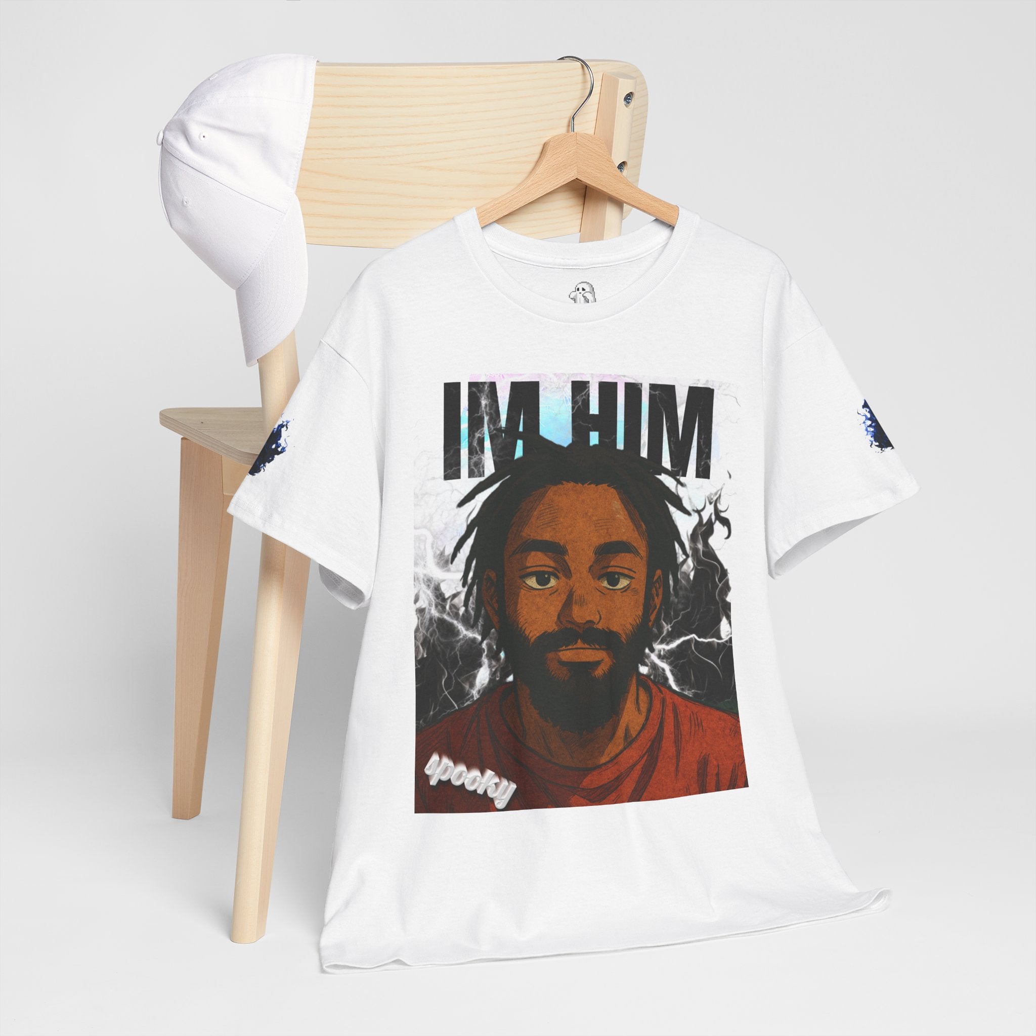 Bold Graphic Tee for Confident Individuals, Statement Fashion, Unisex Cotton Shirt, Gift for Him, Trendy Casual Wear - TheSpookyGhost