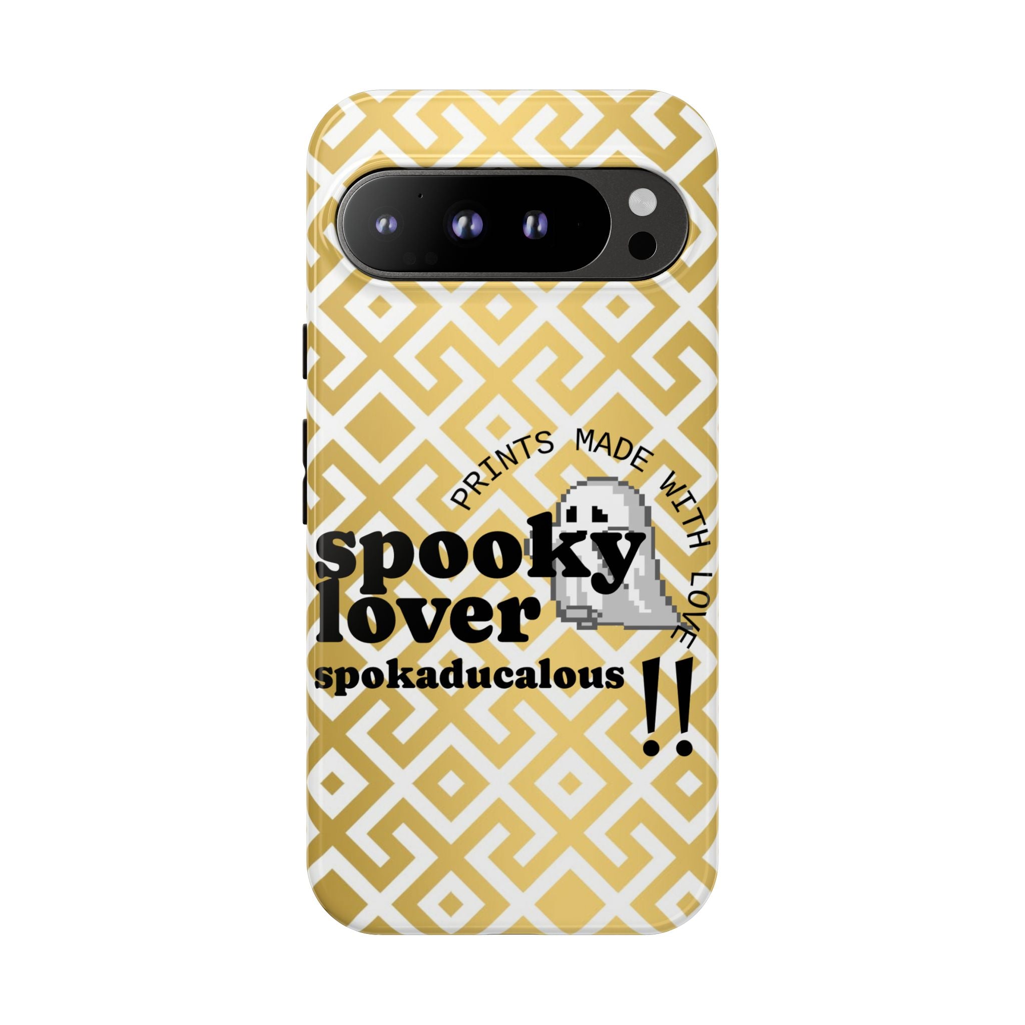 Spooky Lover Phone Case, Cute Ghost Print,