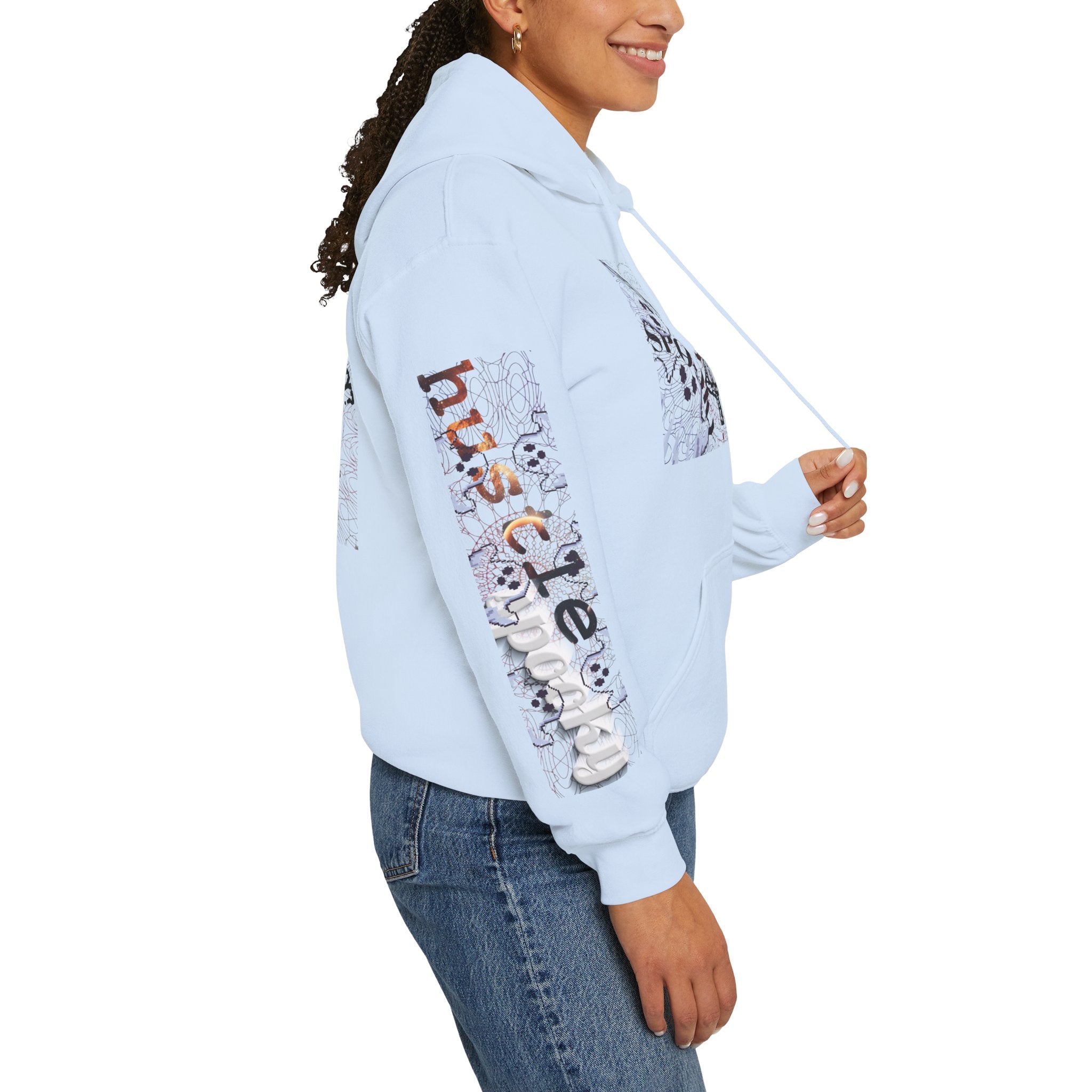 "Personalized Spooky Ghost Hoodie - Hauntingly Comfortable"