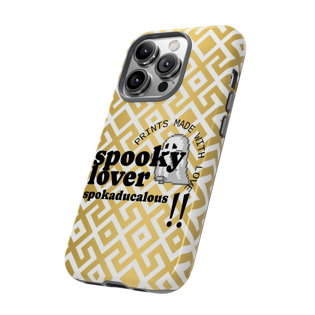 Spooky Lover Phone Case, Cute Ghost Print,