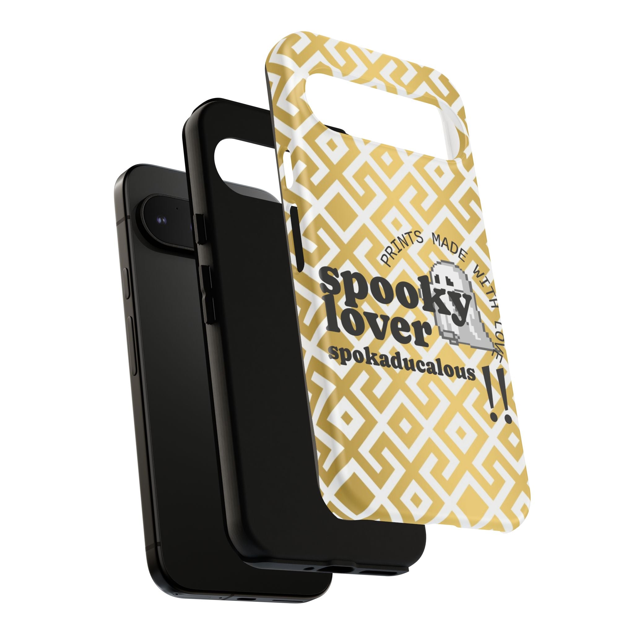 Spooky Lover Phone Case, Cute Ghost Print,