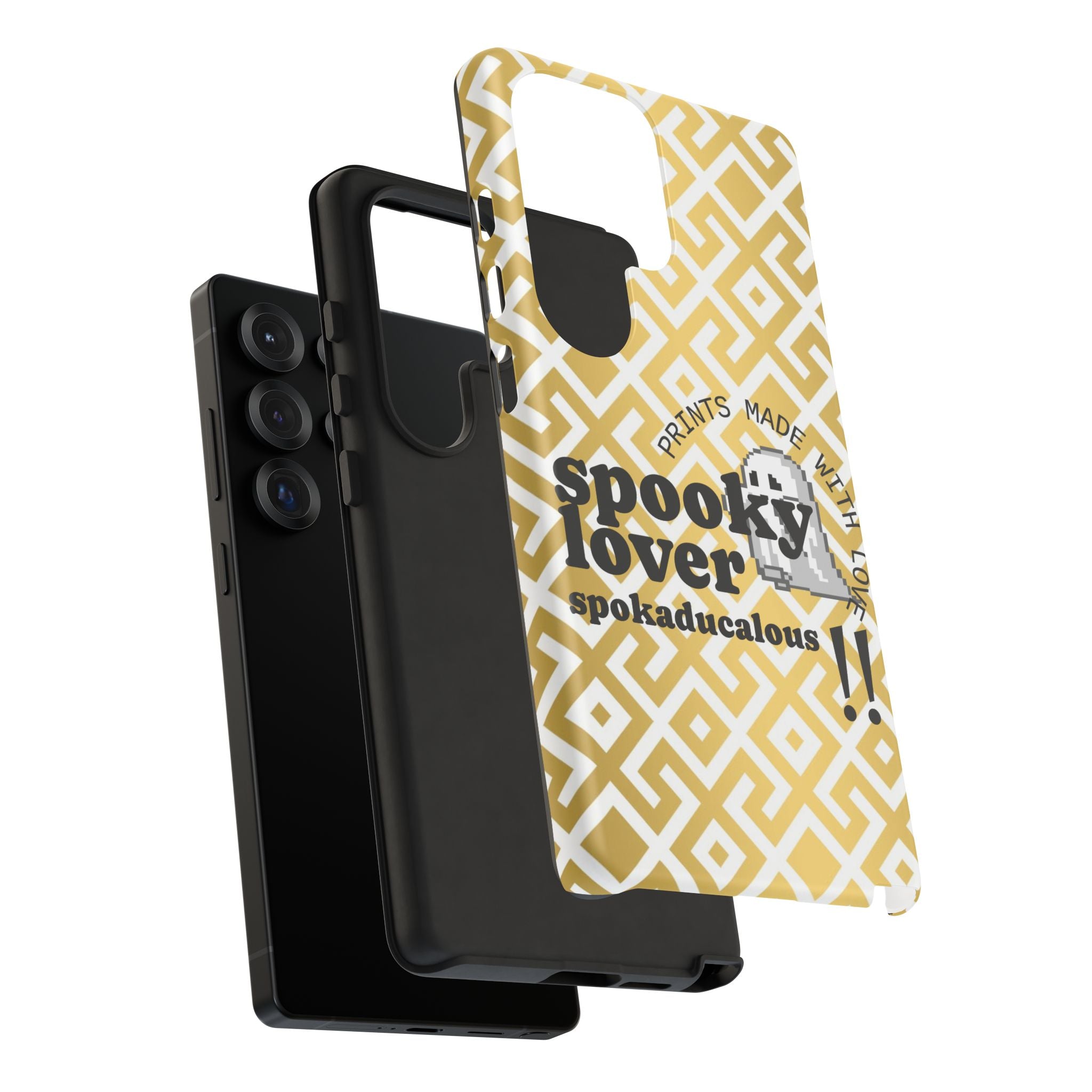 Spooky Lover Phone Case, Cute Ghost Print,