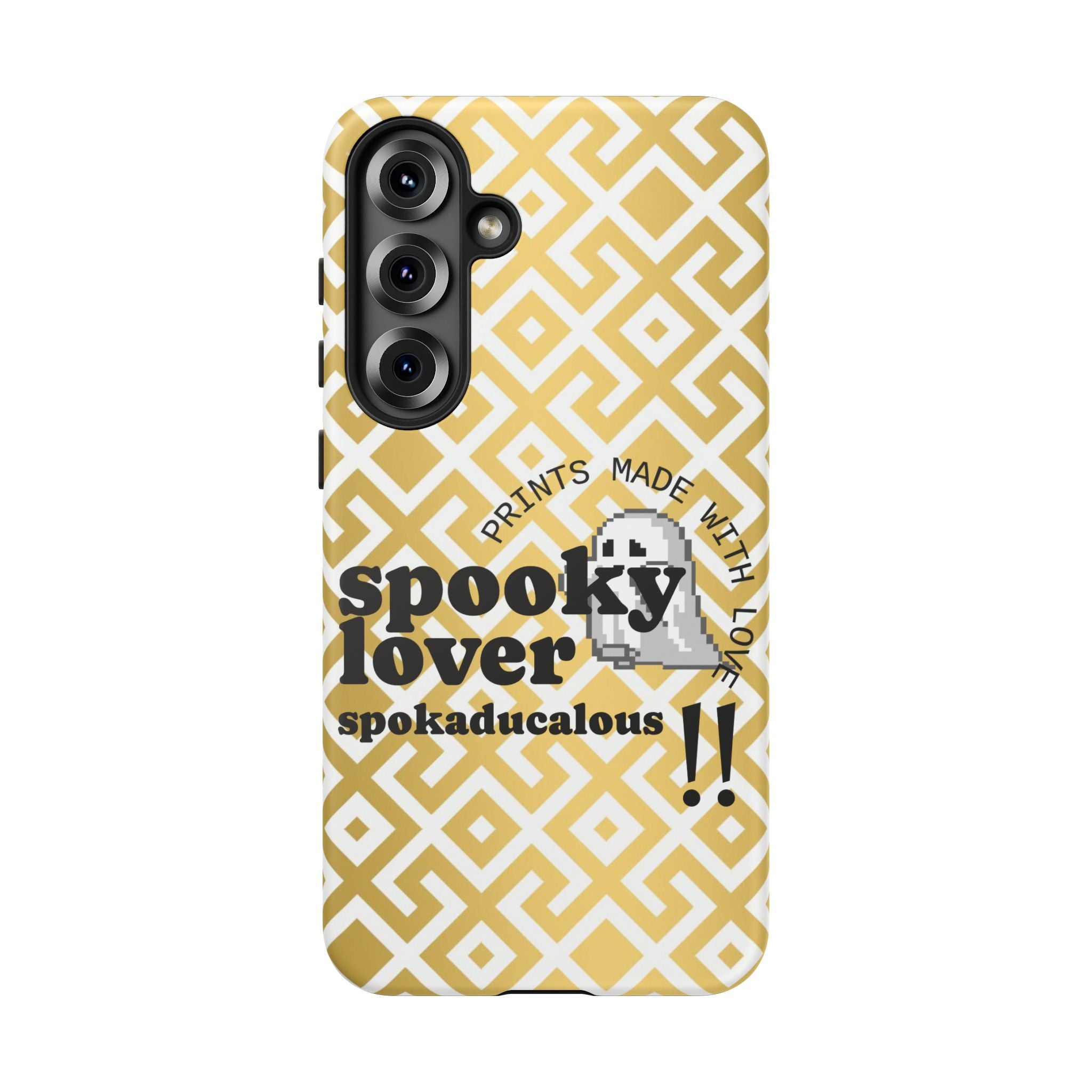 Spooky Lover Phone Case, Cute Ghost Print,