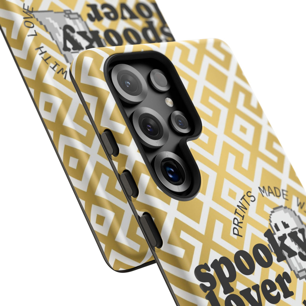 Spooky Lover Phone Case, Cute Ghost Print,