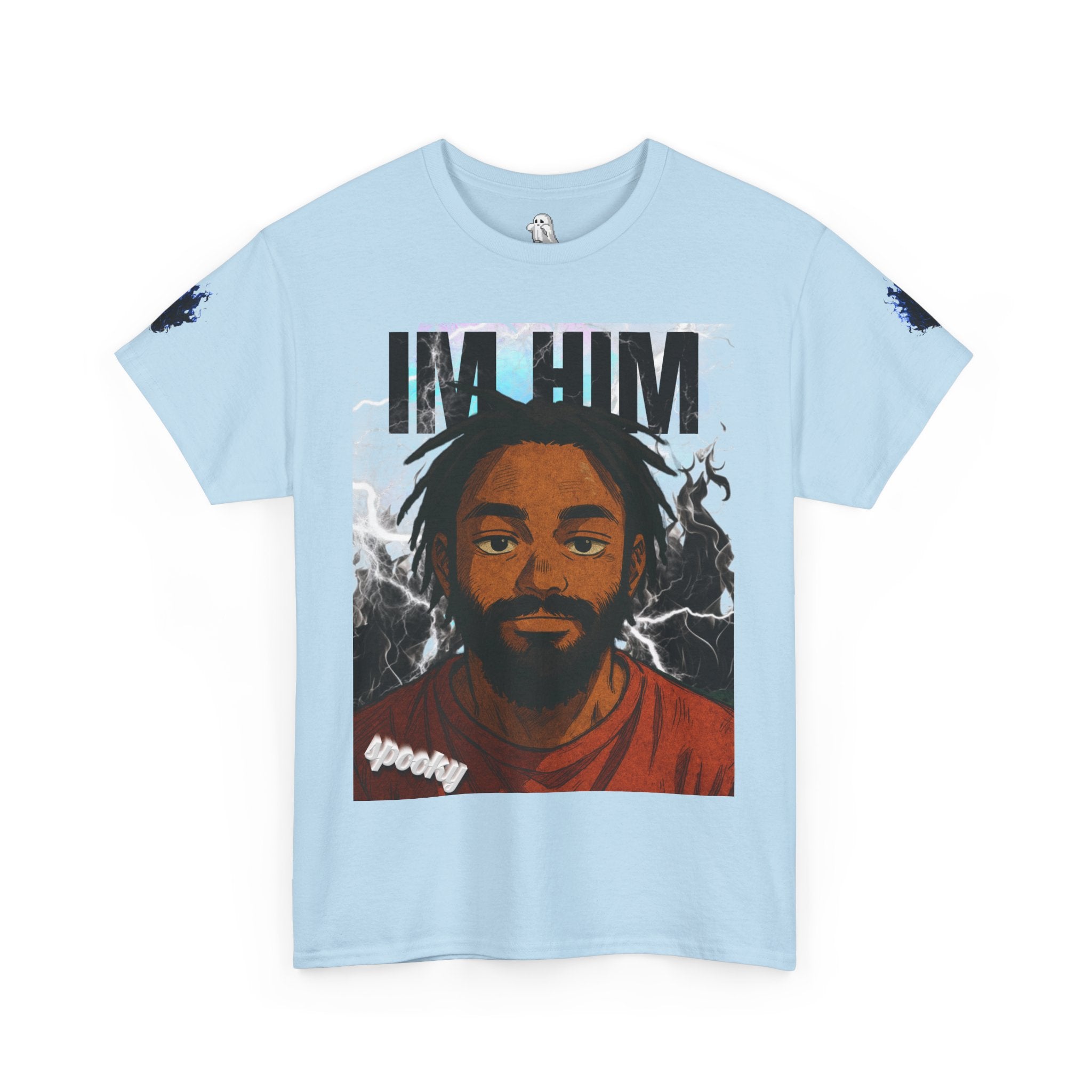Bold Graphic Tee for Confident Individuals, Statement Fashion, Unisex Cotton Shirt, Gift for Him, Trendy Casual Wear - TheSpookyGhost