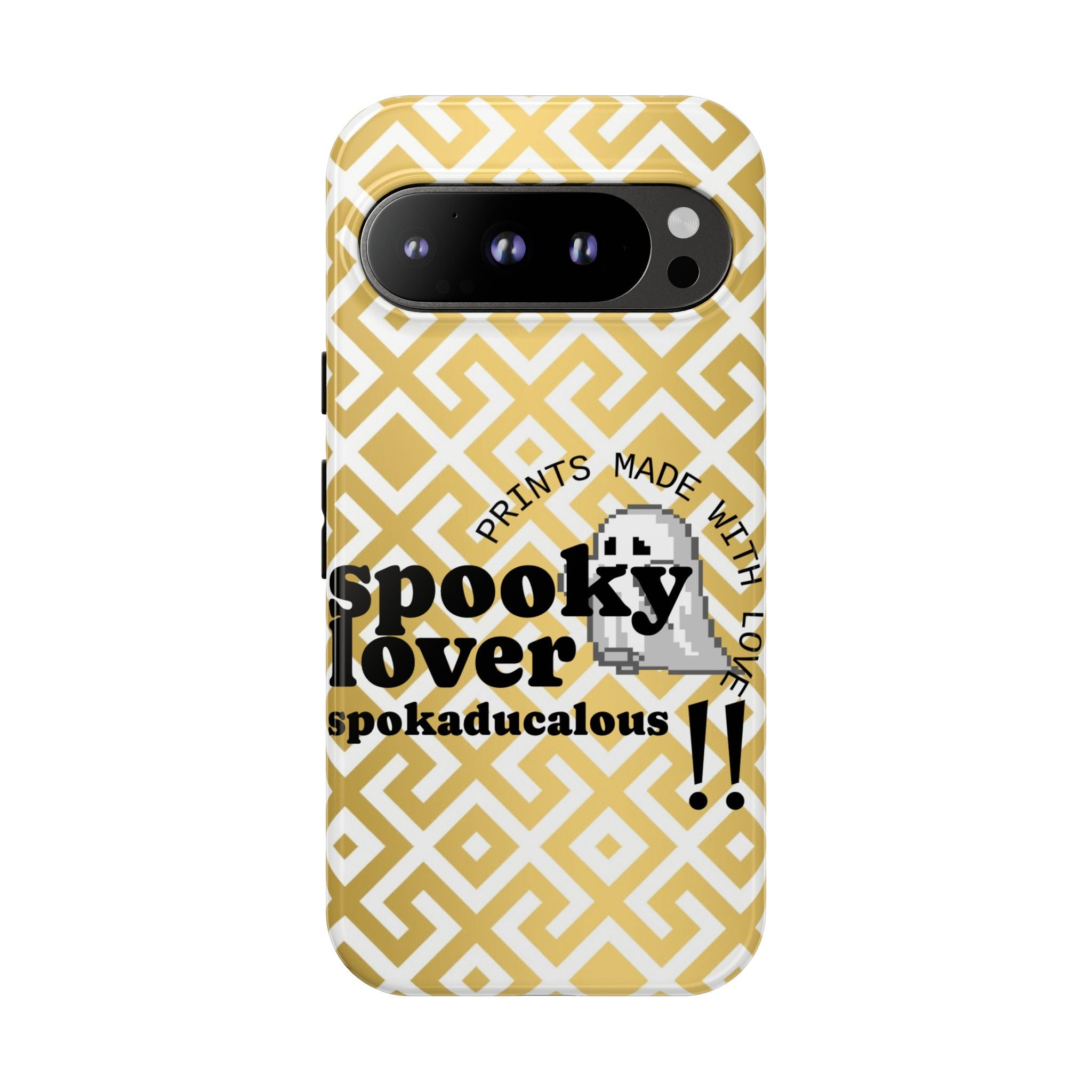 Spooky Lover Phone Case, Cute Ghost Print,