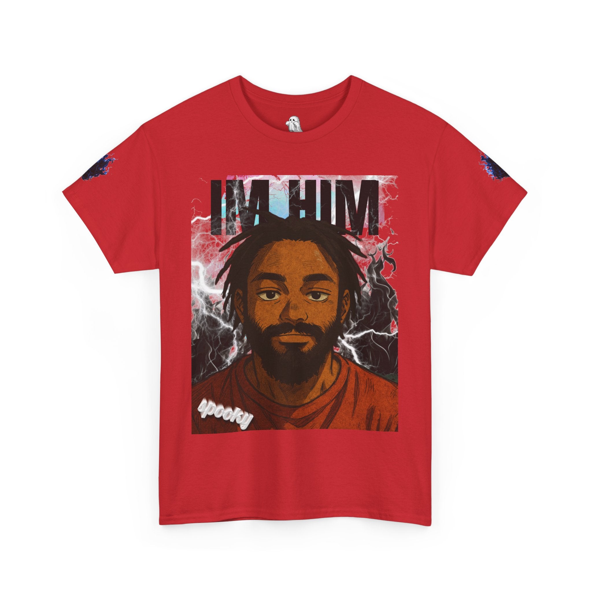 Bold Graphic Tee for Confident Individuals, Statement Fashion, Unisex Cotton Shirt, Gift for Him, Trendy Casual Wear - TheSpookyGhost