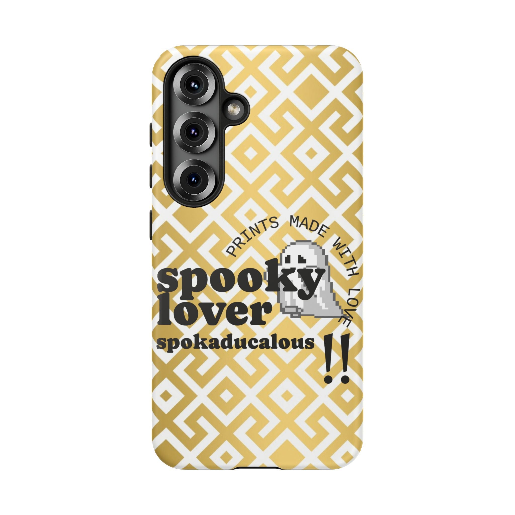 Spooky Lover Phone Case, Cute Ghost Print,