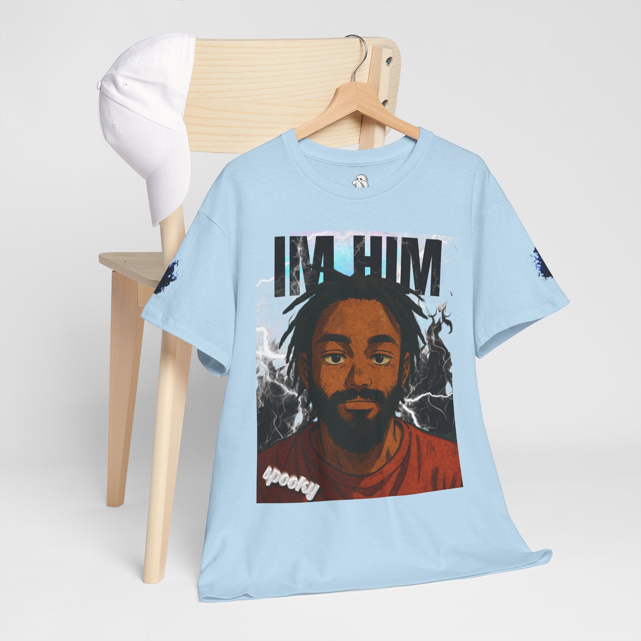 Bold Graphic Tee for Confident Individuals, Statement Fashion, Unisex Cotton Shirt, Gift for Him, Trendy Casual Wear - TheSpookyGhost