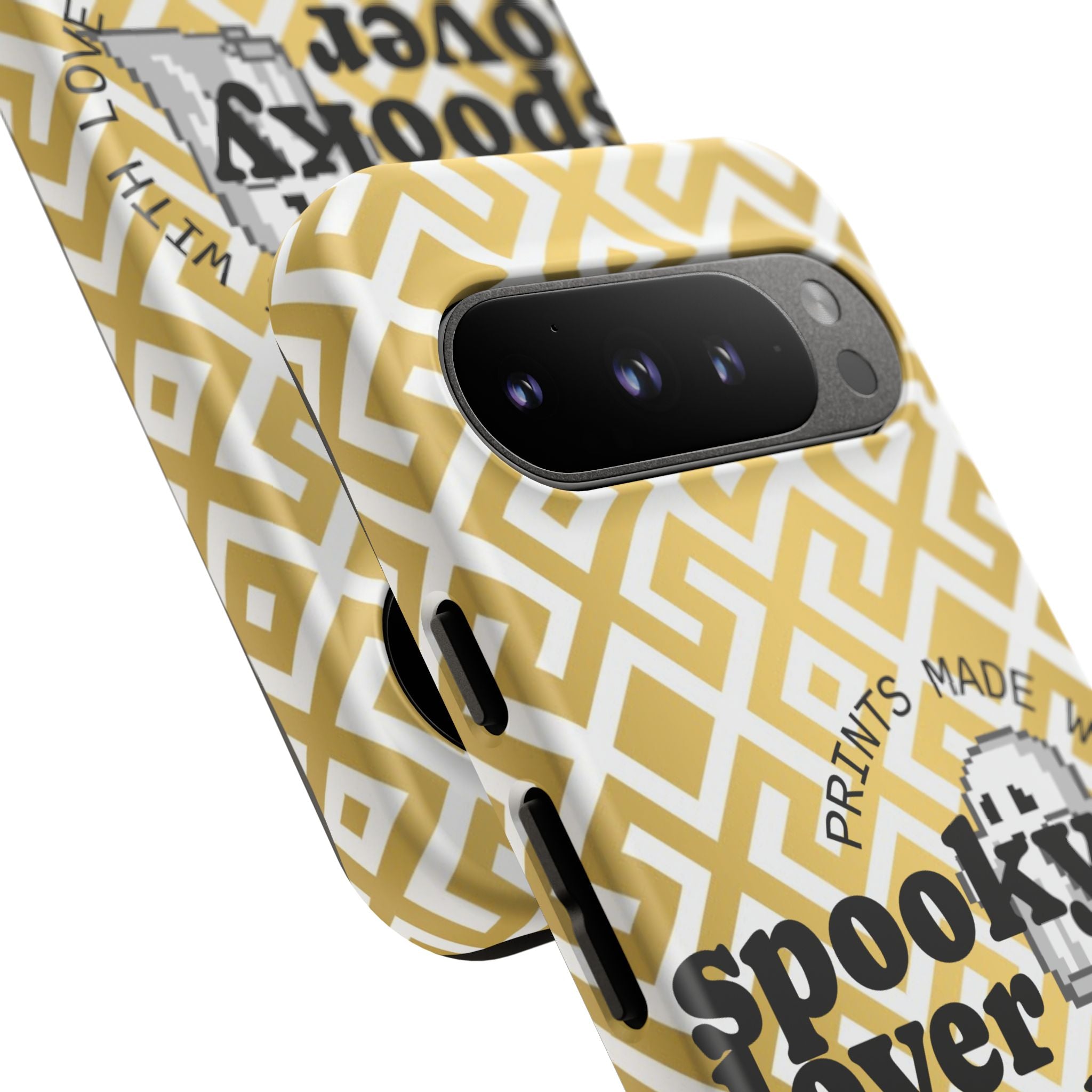 Spooky Lover Phone Case, Cute Ghost Print,