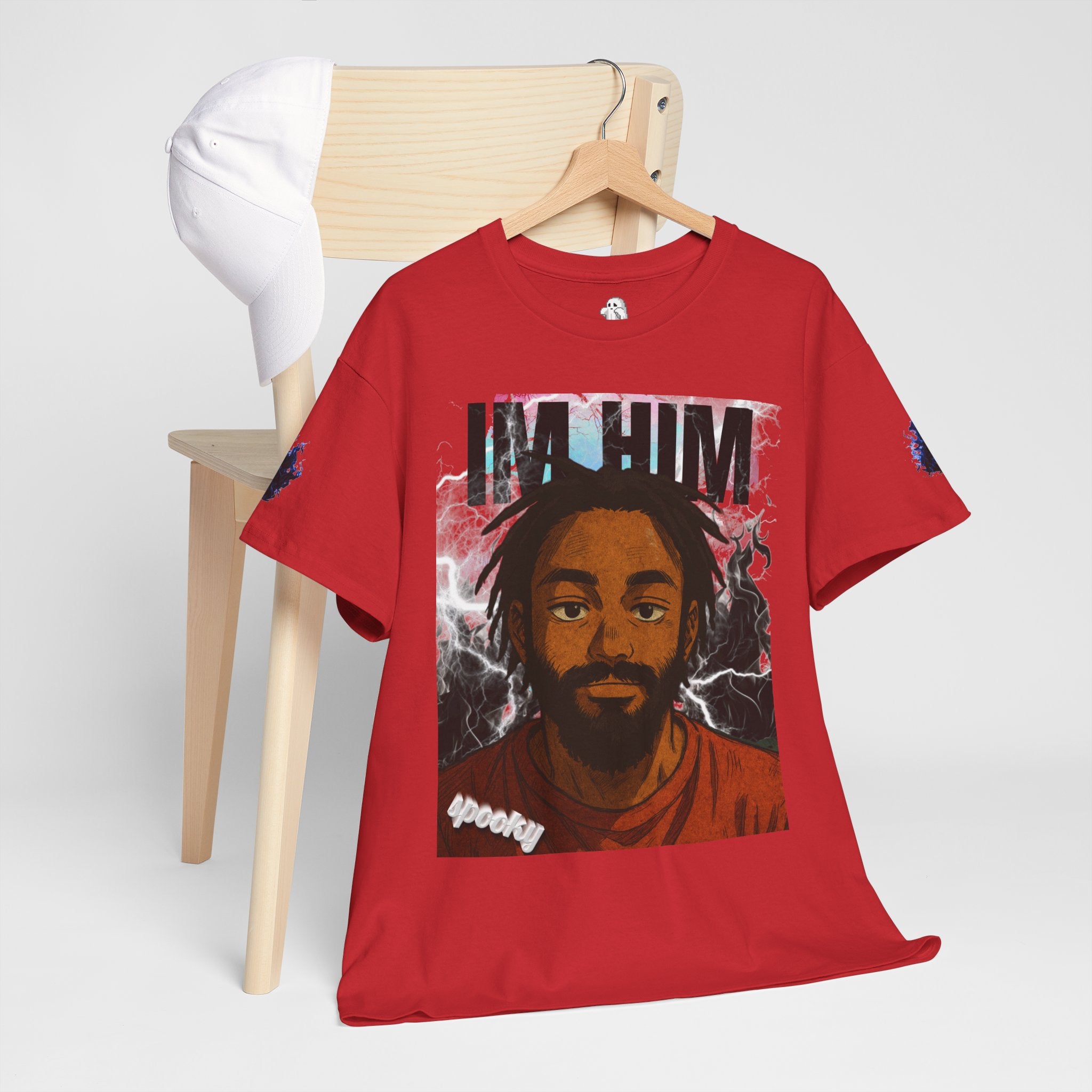 Bold Graphic Tee for Confident Individuals, Statement Fashion, Unisex Cotton Shirt, Gift for Him, Trendy Casual Wear - TheSpookyGhost