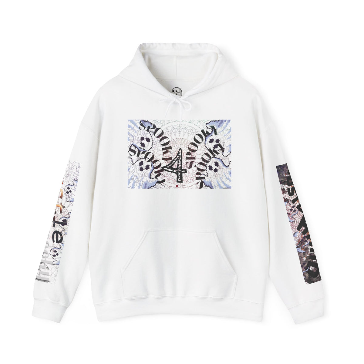 custom hoodie white front