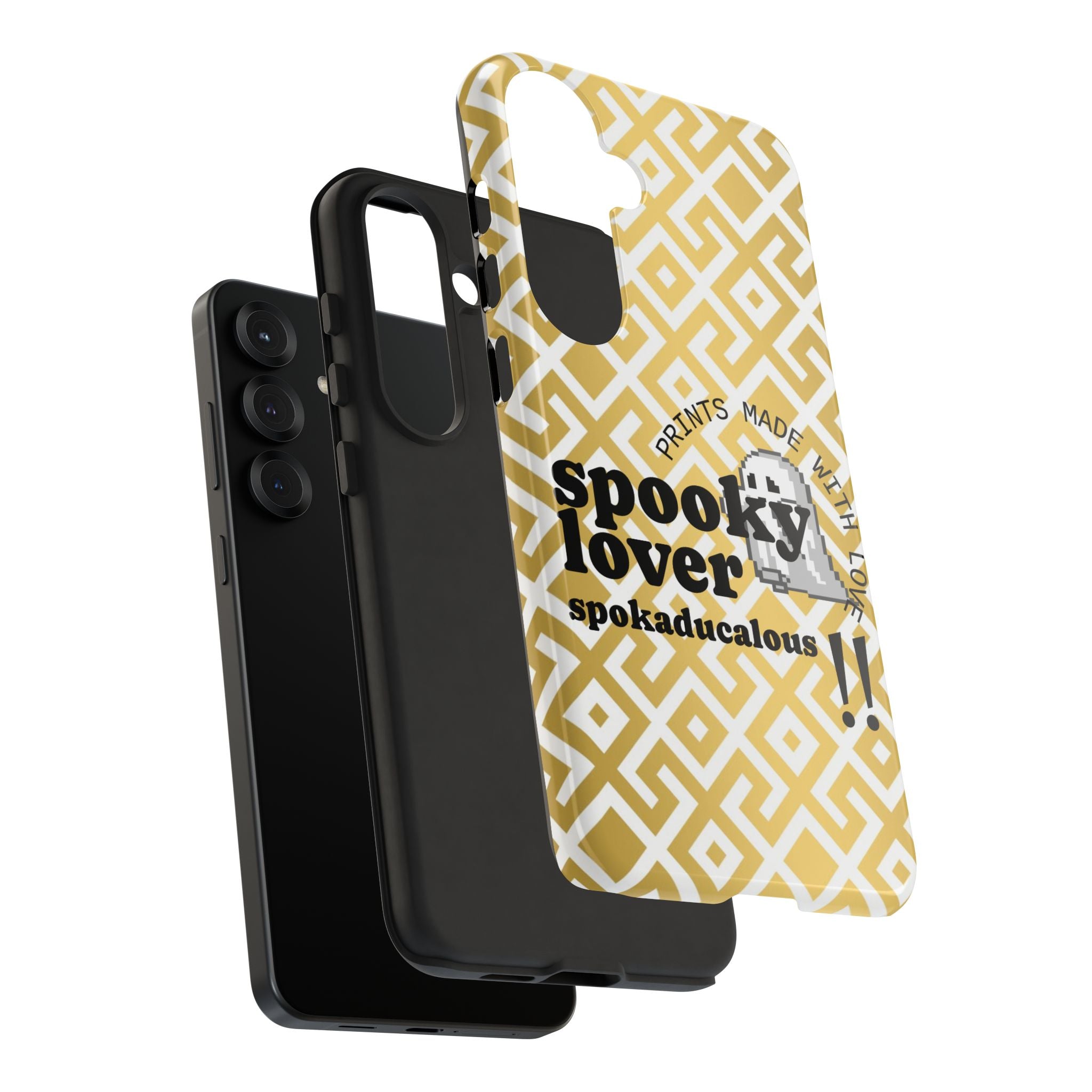 Spooky Lover Phone Case, Cute Ghost Print,