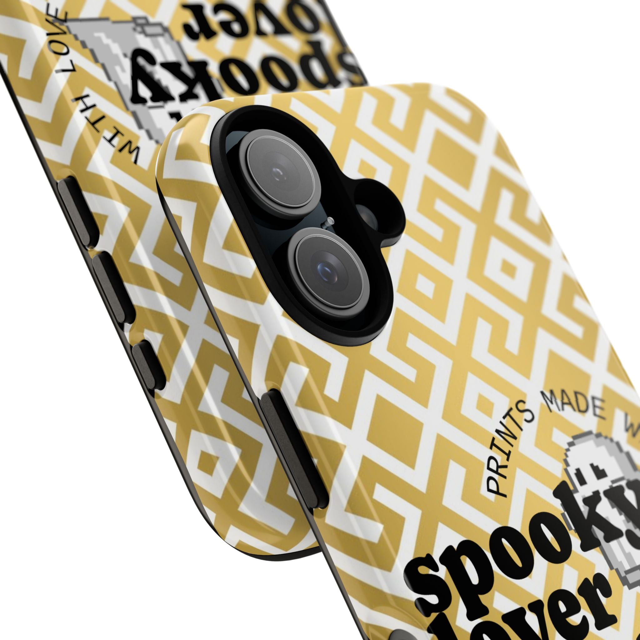 Spooky Lover Phone Case, Cute Ghost Print,