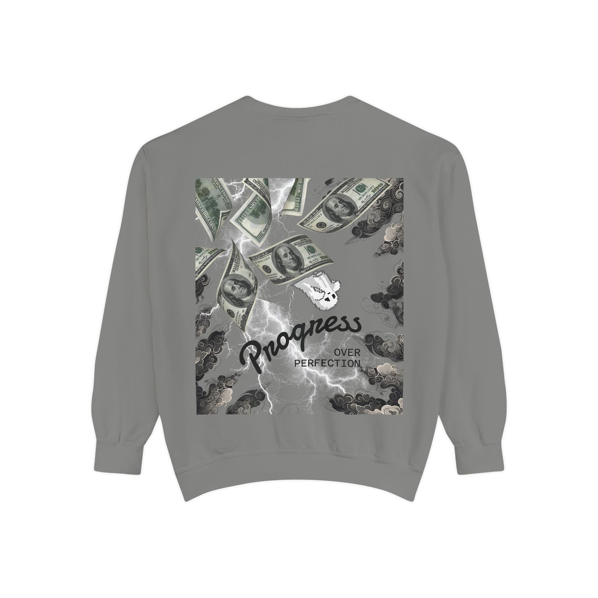 "Feed Progress Over Perfection" Wolf Spirit T-Shirt - Embrace Your Wild Growth