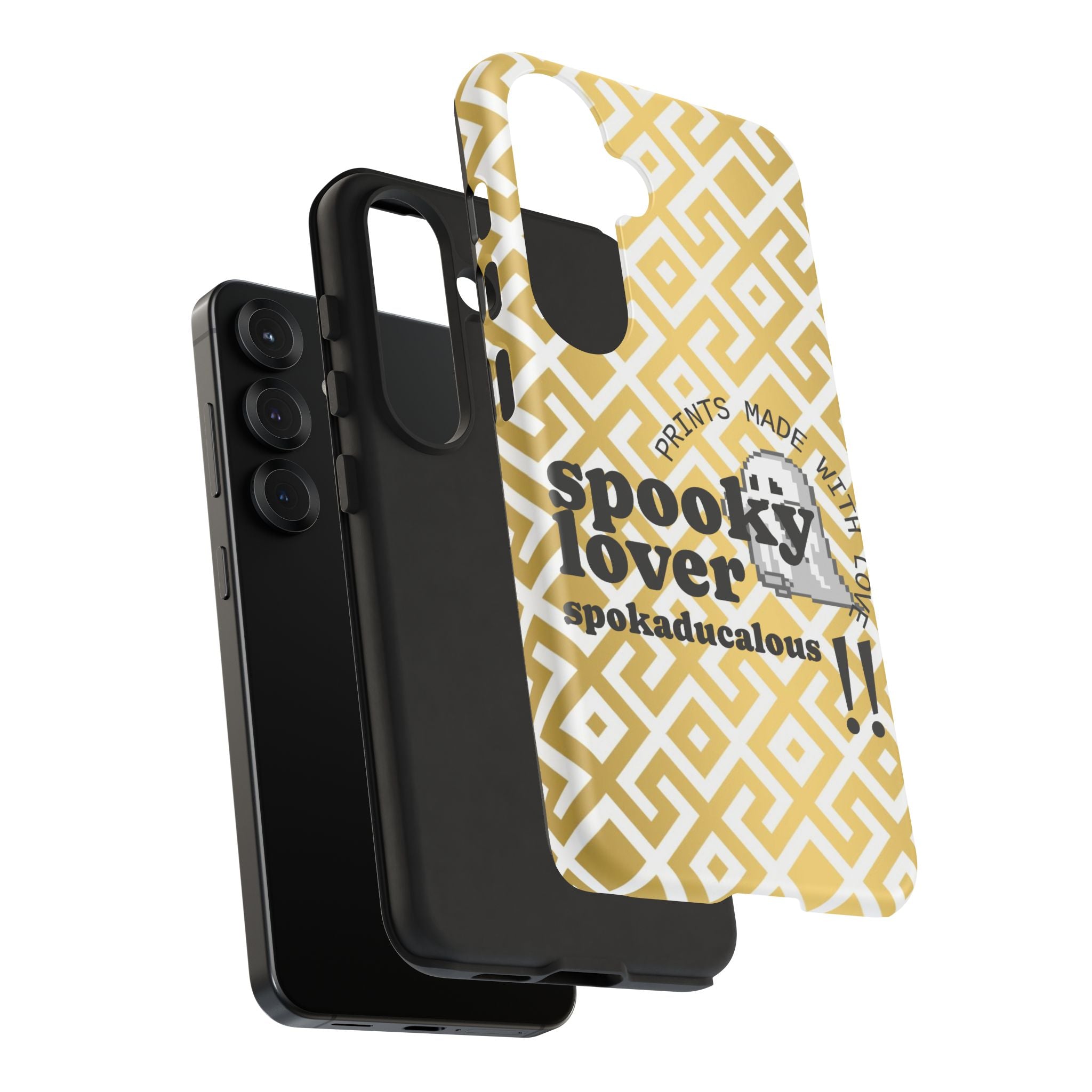 Spooky Lover Phone Case, Cute Ghost Print,